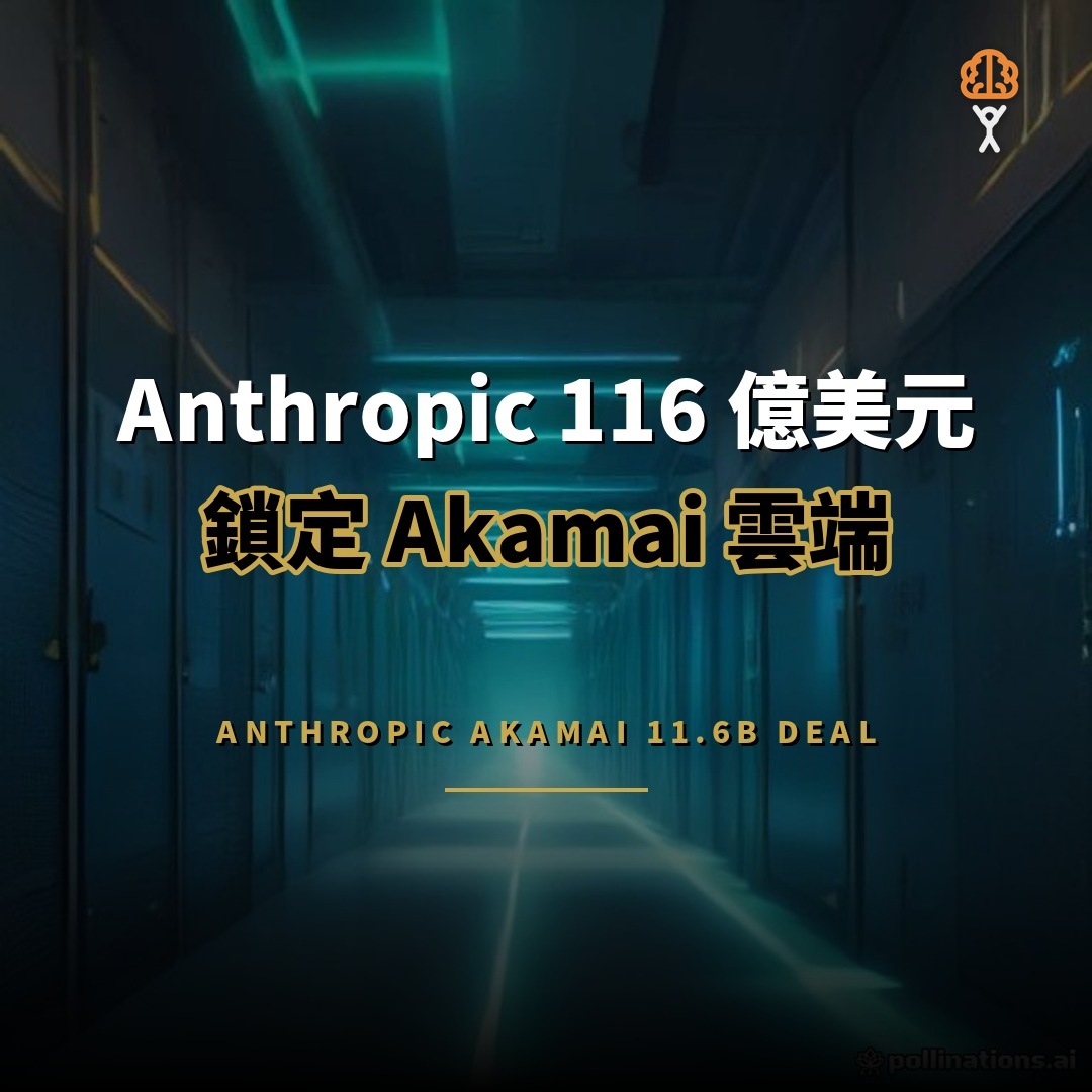 Anthropic 與 Akamai 簽 116 億美元雲端協議