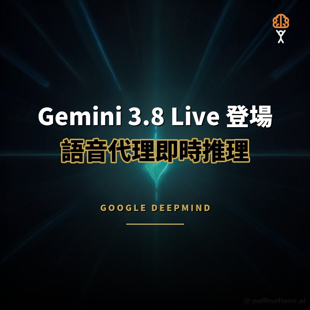 Google 發布 Gemini 3.8 Live：語音代理即時推理
