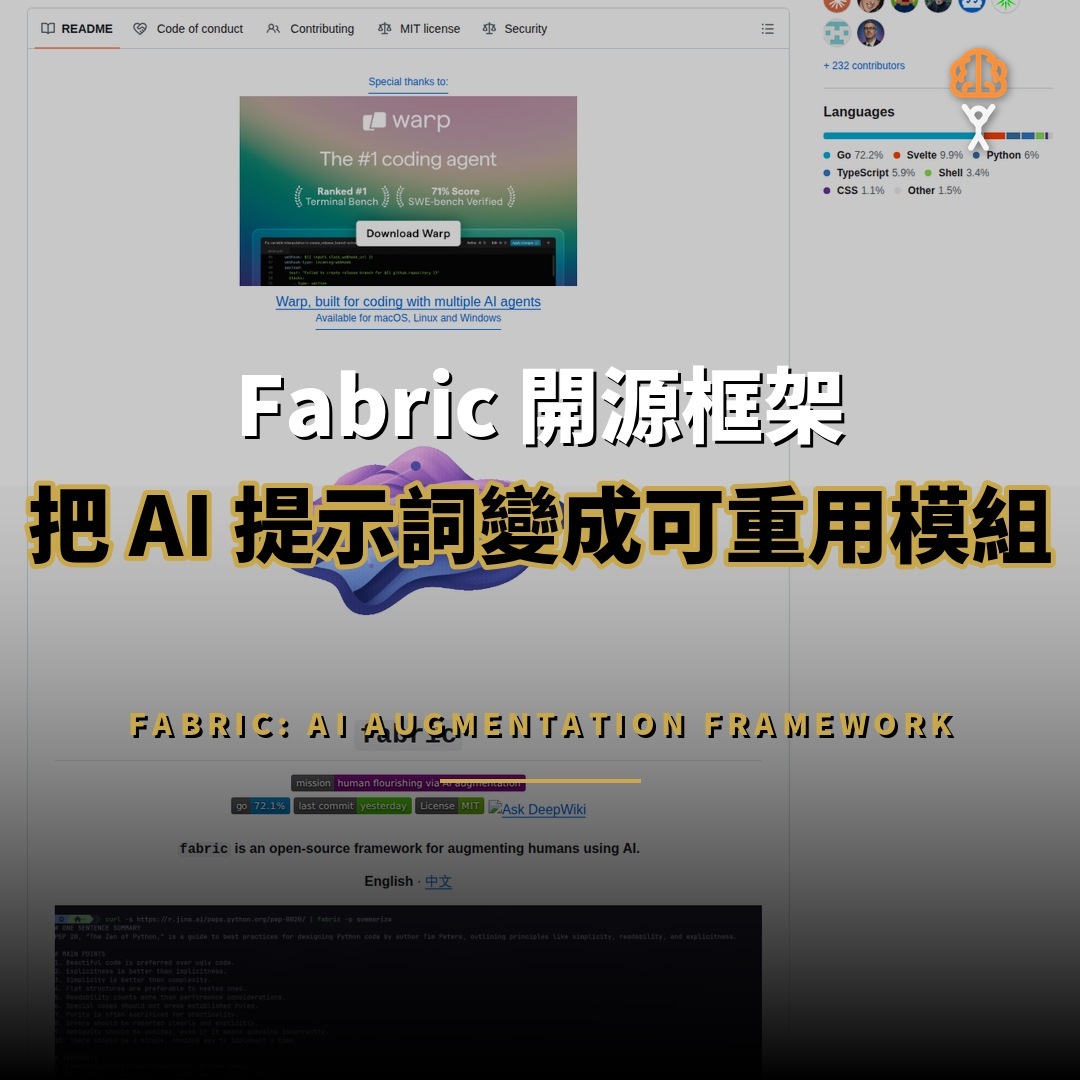 Fabric 開源：把 AI 提示詞變成可重用模組