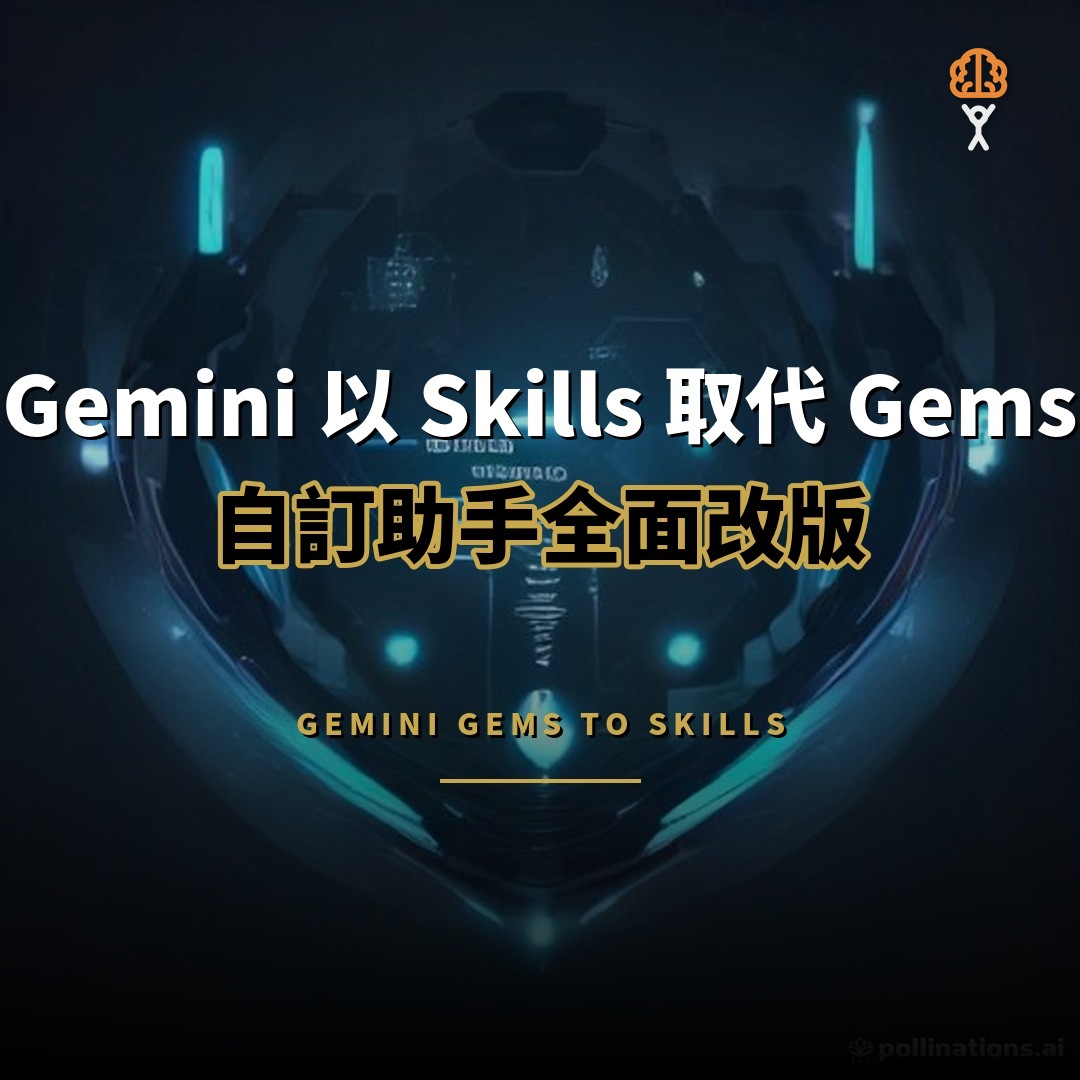 Google 以 Skills 取代 Gems：Gemini 自訂助手改版